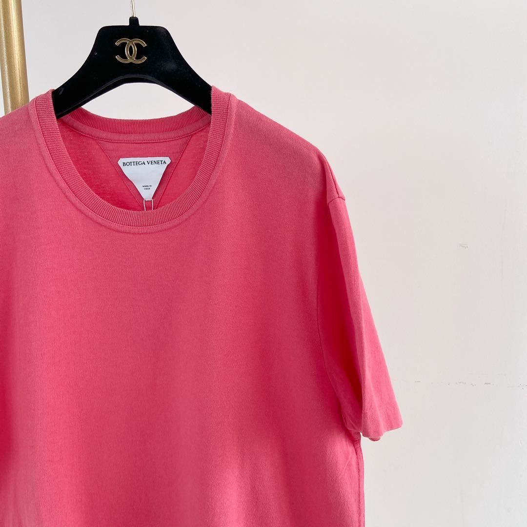 Bottega Veneta Bottega Veneta Embroidered Logo T-Shirt Pink XL Size US XL / EU 56 / 4 - 3 Thumbnail