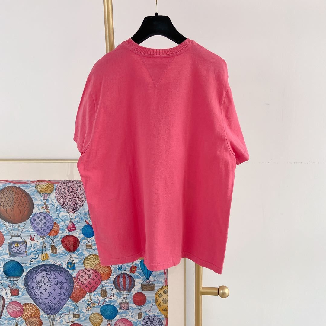 Bottega Veneta Bottega Veneta Embroidered Logo T-Shirt Pink XL Size US XL / EU 56 / 4 - 2 Thumbnail