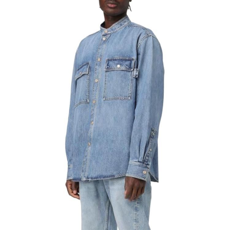 Bottega Veneta Bottega Veneta Denim Button Up Shirt Size 44 Size US S / EU 44-46 / 1 - 7 Thumbnail