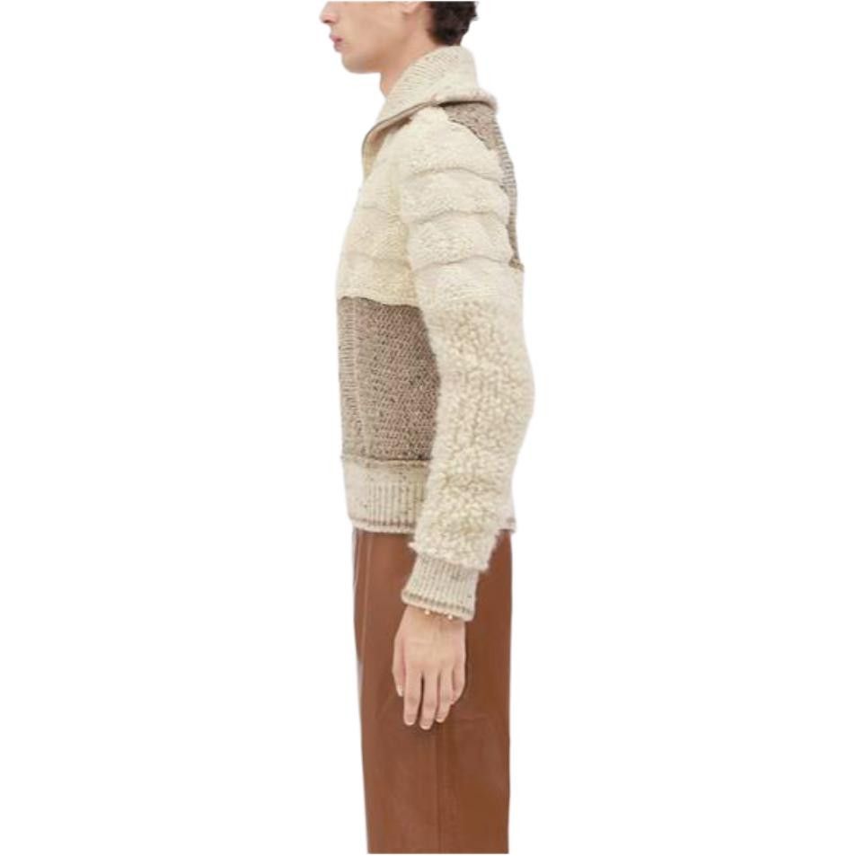 Bottega Veneta Bottega Veneta Patchwork Zip Sweater Size M Size US M / EU 48-50 / 2 - 7 Thumbnail