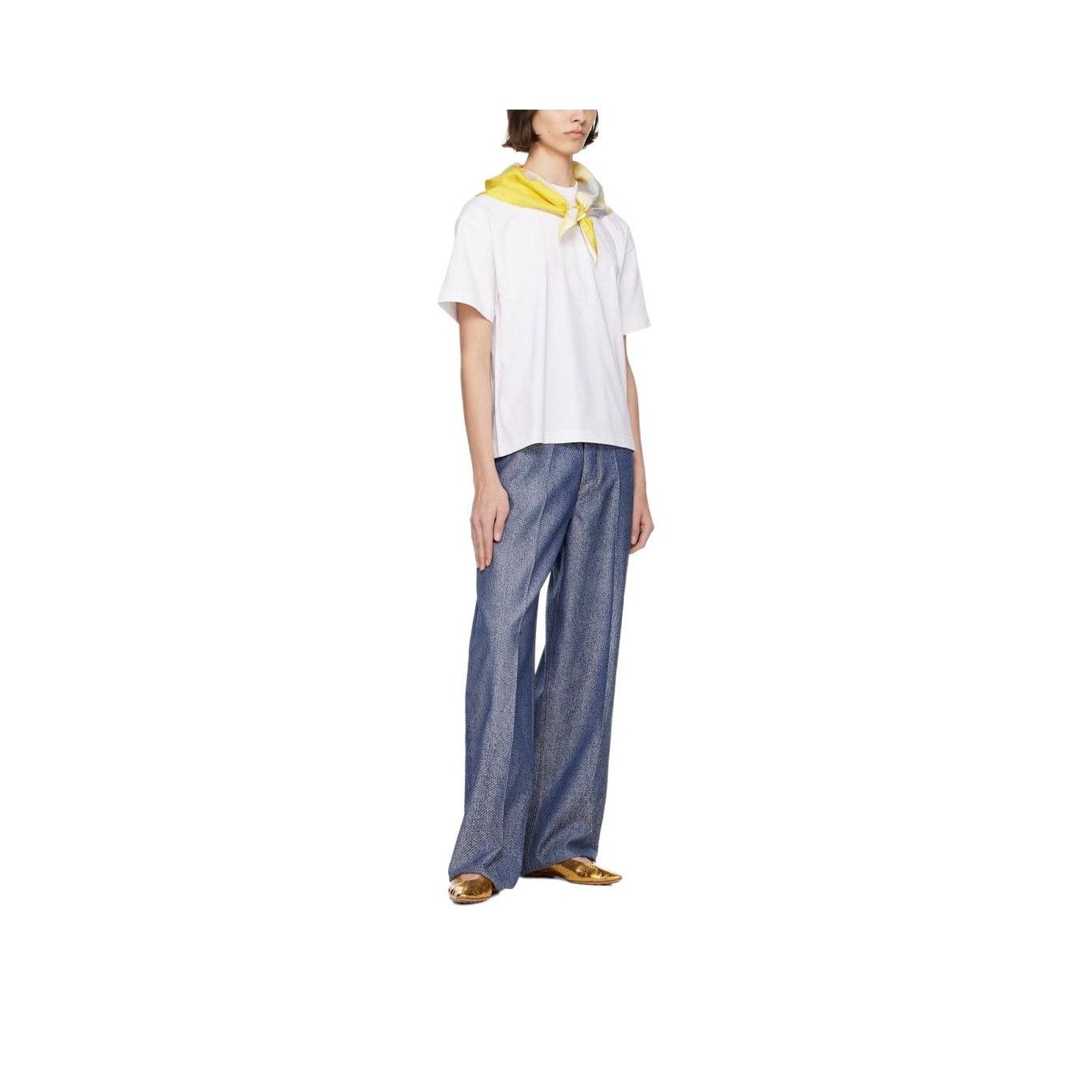 Bottega Veneta Bottega Veneta Striped Scarf T-Shirt Size M Size M / US 6-8 / IT 42-44 - 7 Thumbnail