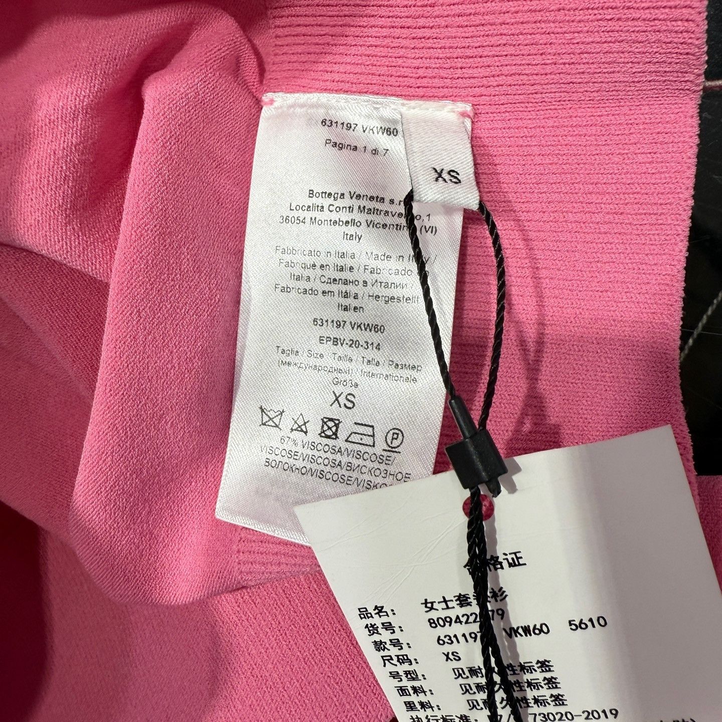 Bottega Veneta Bottega Veneta Pink High Neck Sweater Size XS Size XS / US 0-2 / IT 36-38 - 4 Thumbnail