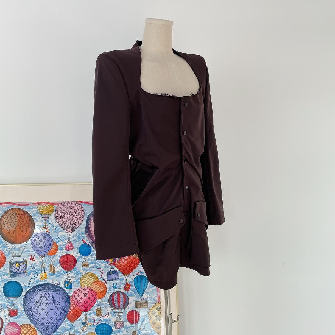 Bottega Veneta Bottega Veneta Structured Mini Dress Size 42 Size M / US 6-8 / IT 42-44 - 7 Thumbnail