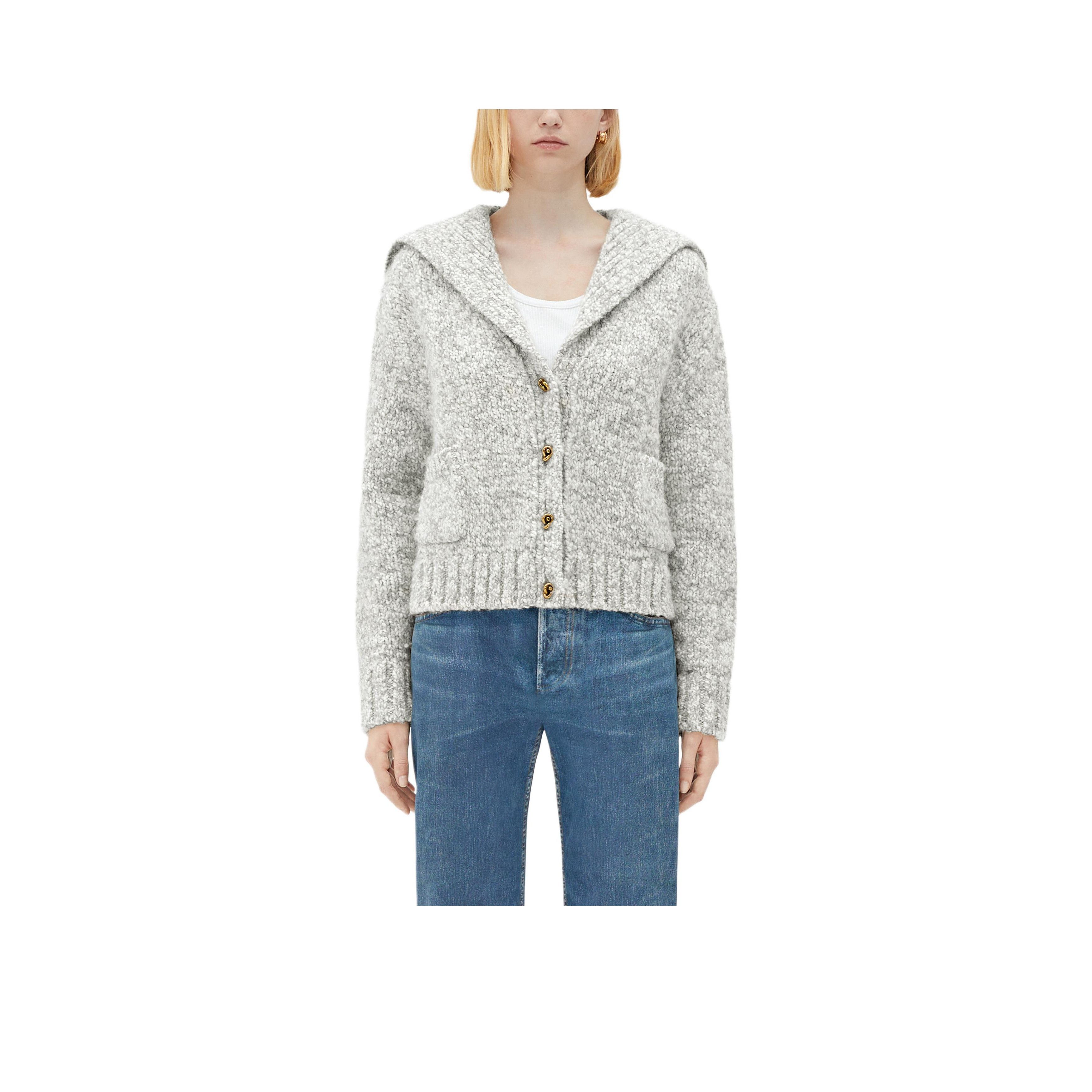 Bottega Veneta Bottega Veneta Alpaca Blend Cardigan Size M Size M / US 6-8 / IT 42-44 - 7 Thumbnail