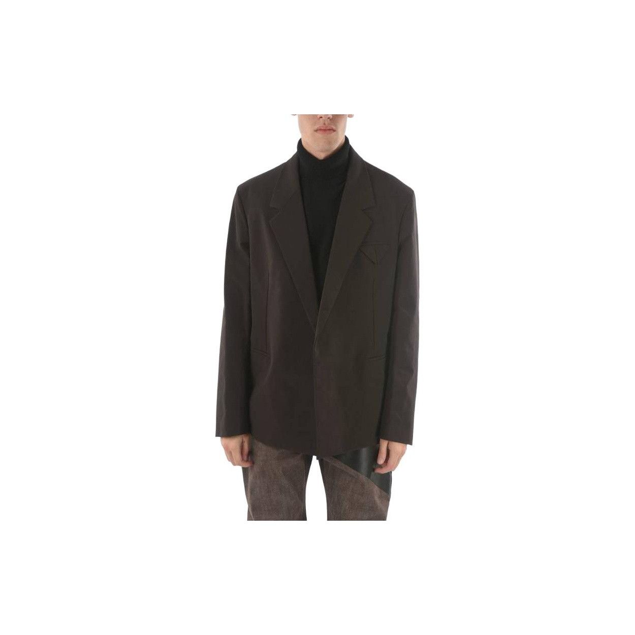 Bottega Veneta Bottega Veneta Brown Nylon Blend Blazer Size 38R Size 38R - 7 Thumbnail
