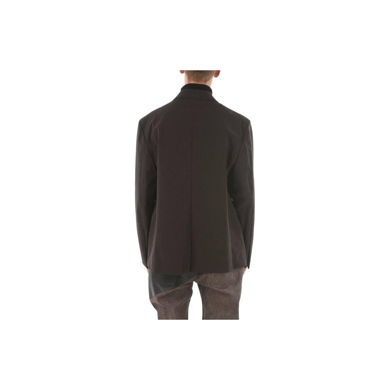 Bottega Veneta Bottega Veneta Brown Nylon Blend Blazer Size 38R Size 38R - 6 Thumbnail