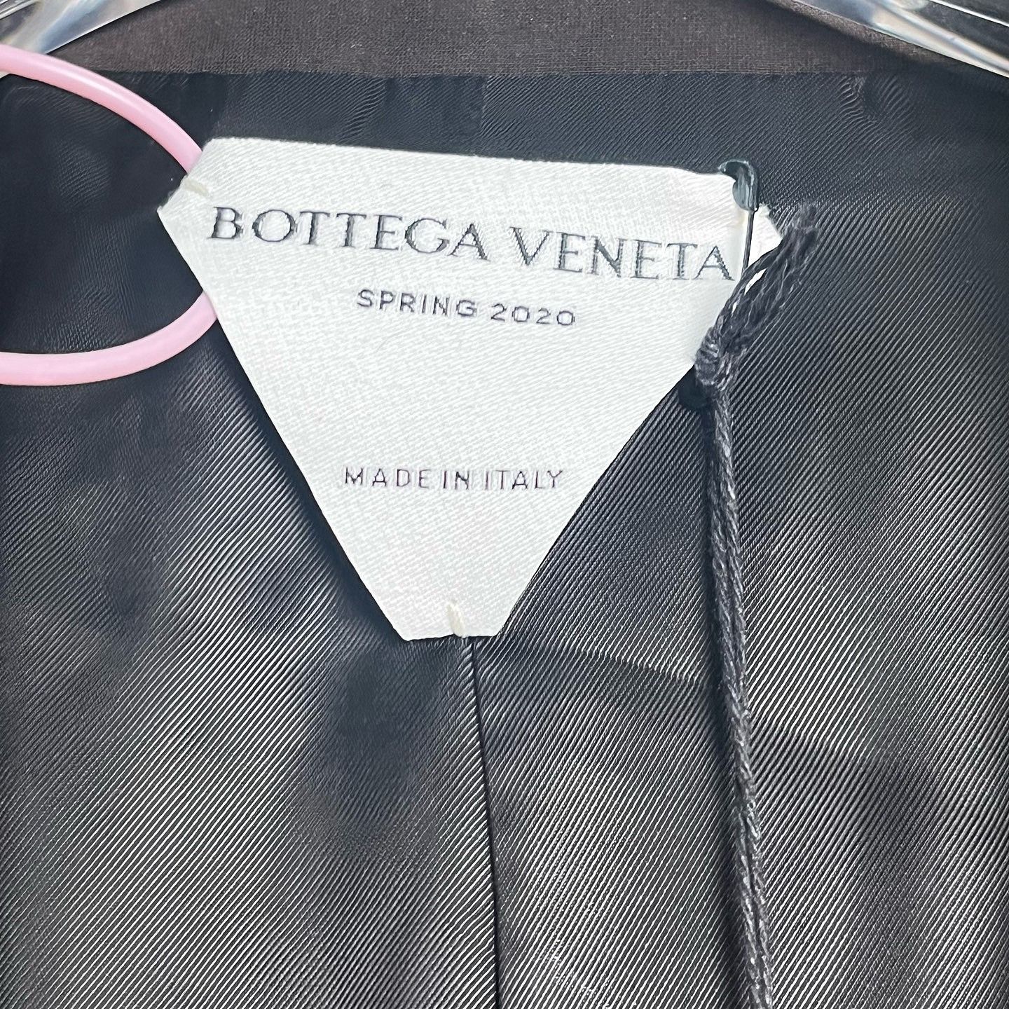 Bottega Veneta Bottega Veneta Brown Nylon Blend Blazer Size 38R Size 38R - 3 Thumbnail