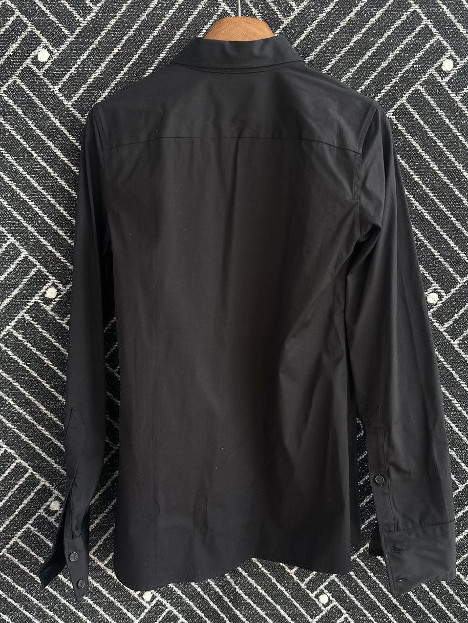 Bottega Veneta Bottega Veneta Black Cotton Button Up Shirt Size 36 Size XS / US 0-2 / IT 36-38 - 2 Thumbnail