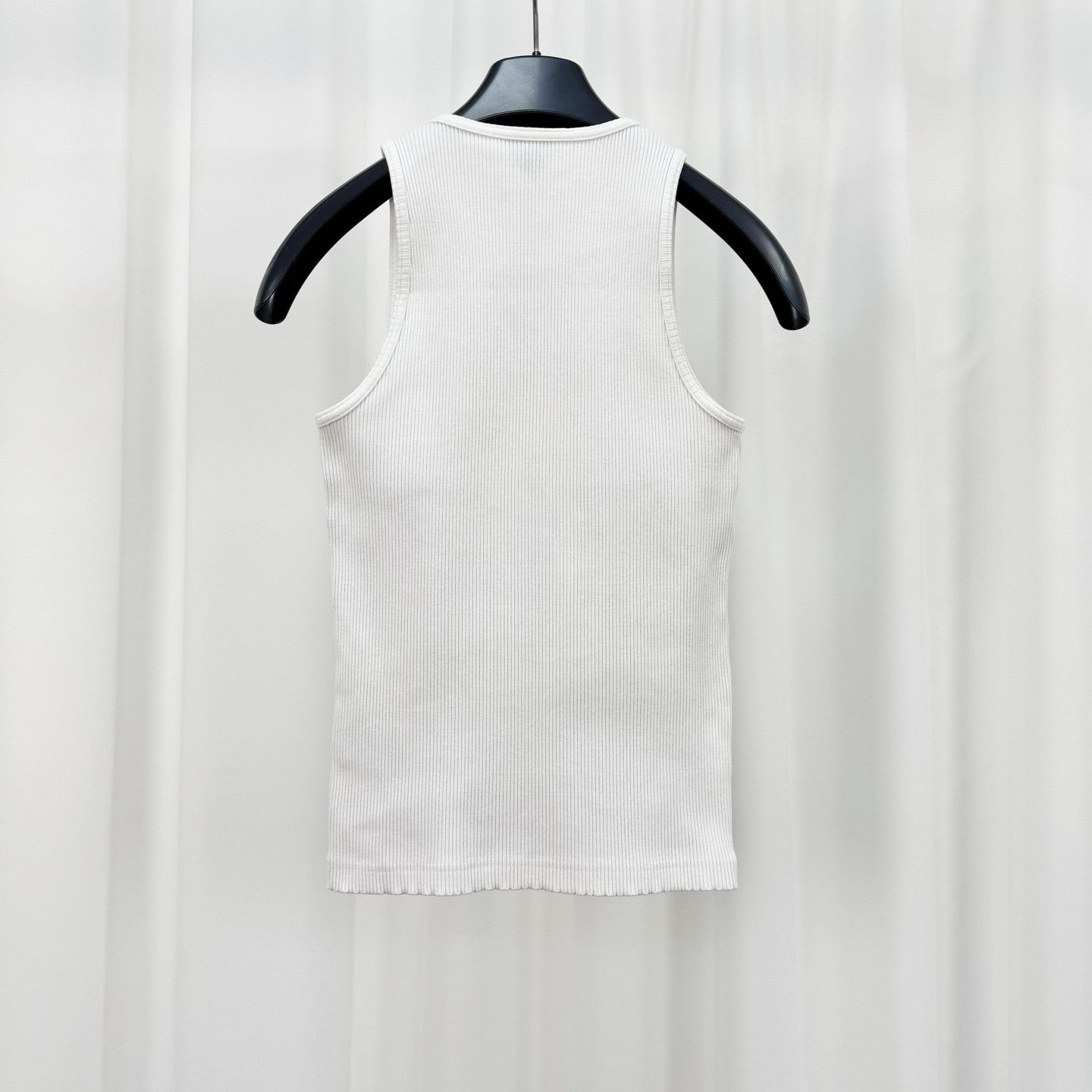 Bottega Veneta Bottega Veneta Ribbed Logo Patch Tank Top Size S Size S / US 4 / IT 40 - 2 Thumbnail