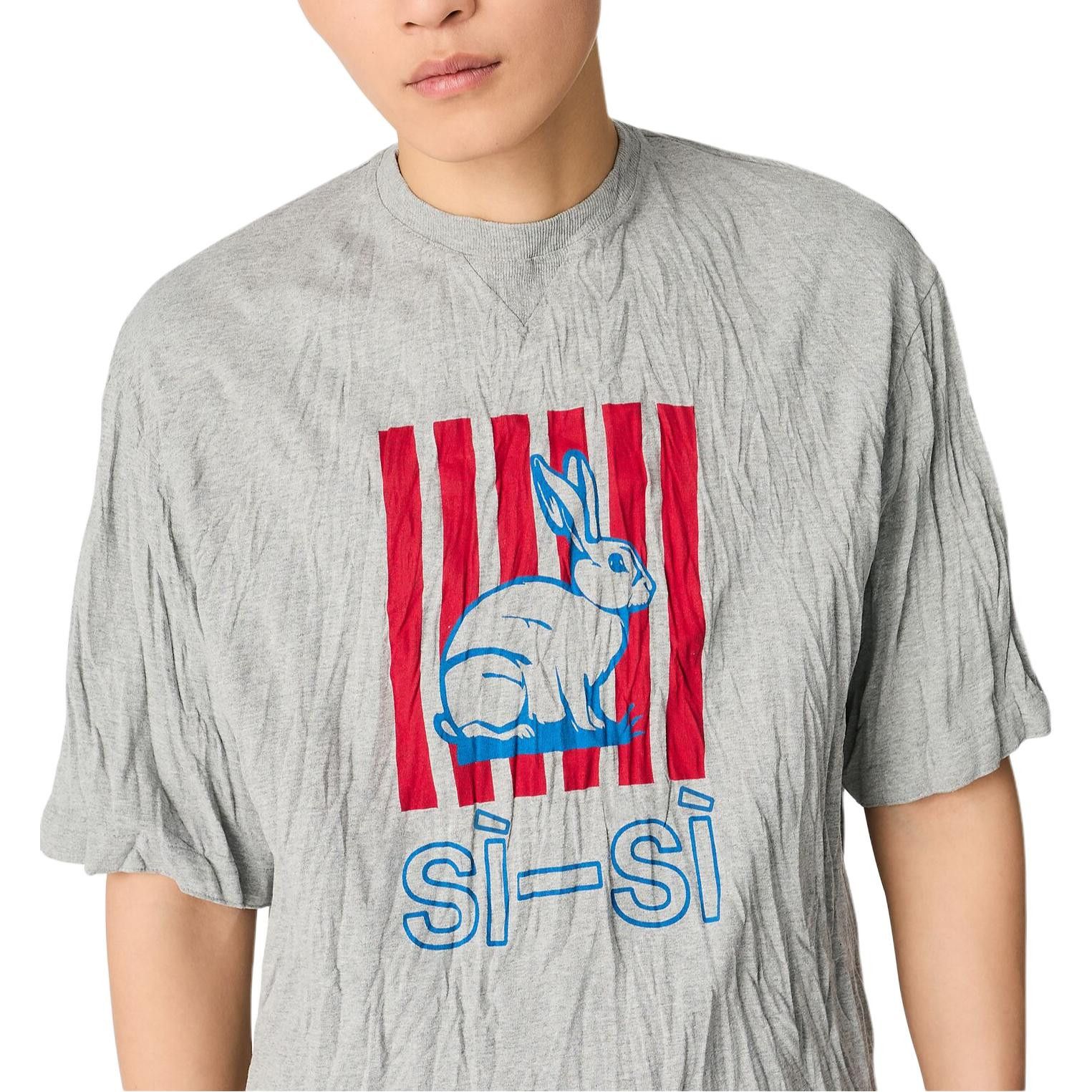 Bottega Veneta Bottega Veneta Rabbit Graphic T-Shirt Gray Size S Size US S / EU 44-46 / 1 - 9 Thumbnail