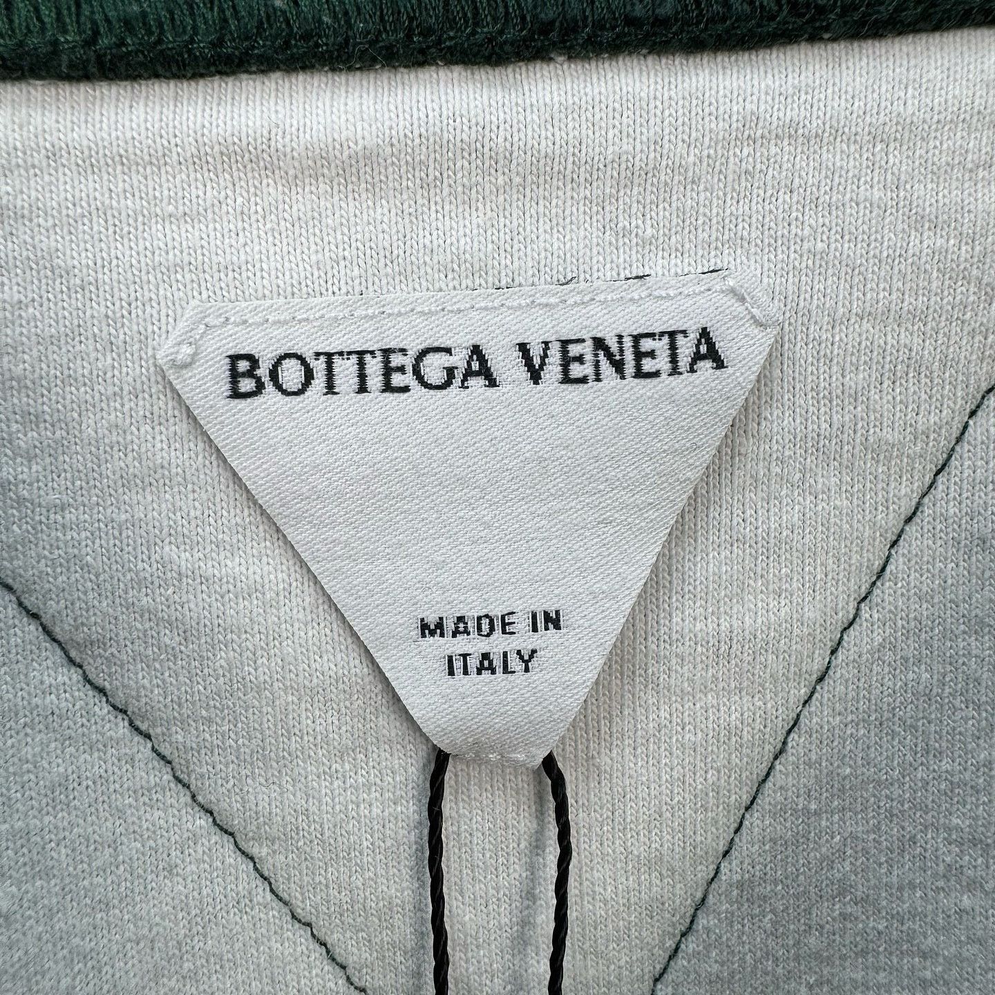 Bottega Veneta Bottega Veneta Green Contrast Cuff T-Shirt Size M Size US M / EU 48-50 / 2 - 3 Thumbnail