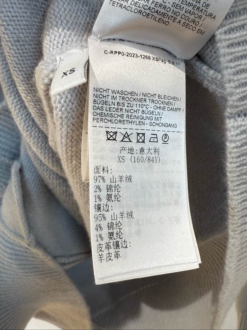 Bottega Veneta Bottega Veneta Intrecciato Patch Cashmere Cardigan XS Size XS / US 0-2 / IT 36-38 - 4 Thumbnail