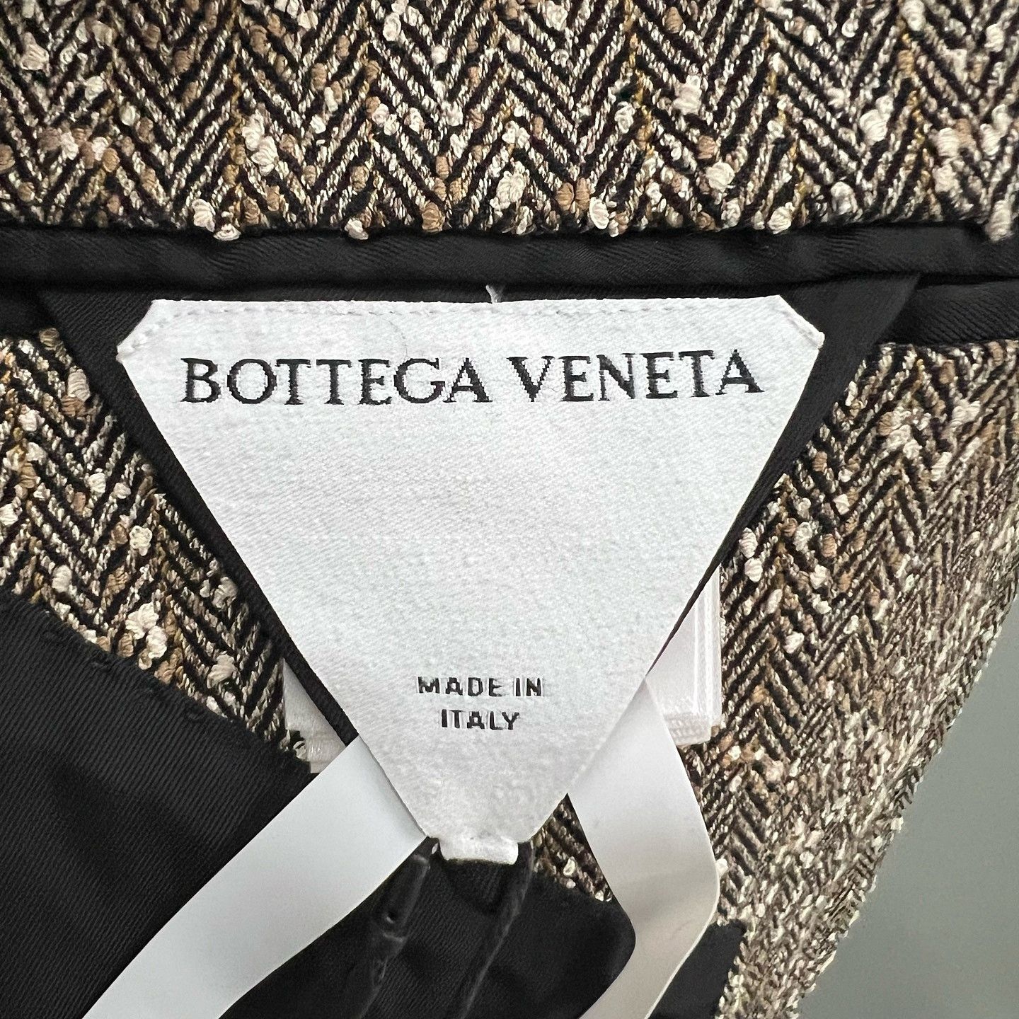 Bottega Veneta Bottega Veneta Herringbone Double-Breasted Blazer Size 38 Size XS / US 0-2 / IT 36-38 - 3 Thumbnail