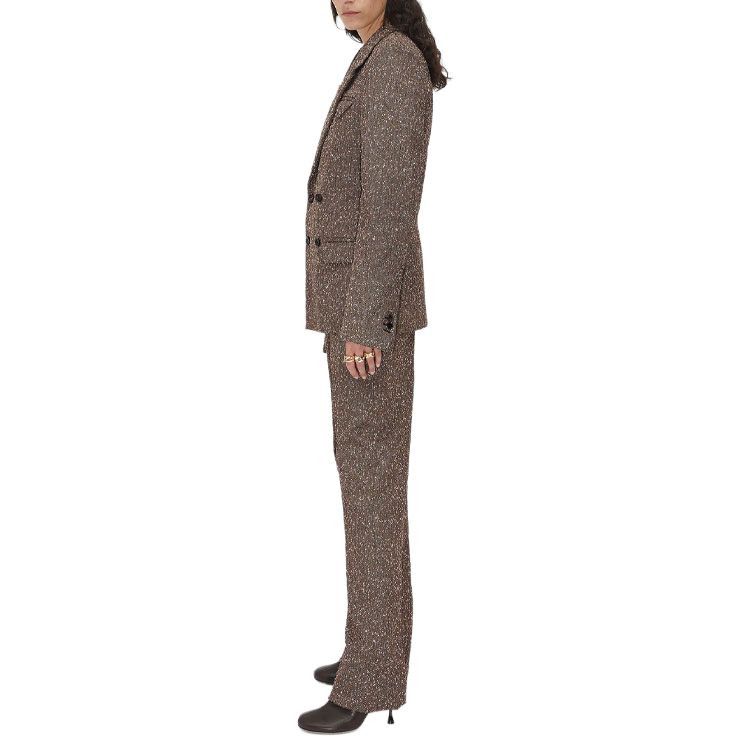 Bottega Veneta Bottega Veneta Herringbone Double-Breasted Blazer Size 38 Size XS / US 0-2 / IT 36-38 - 6 Thumbnail