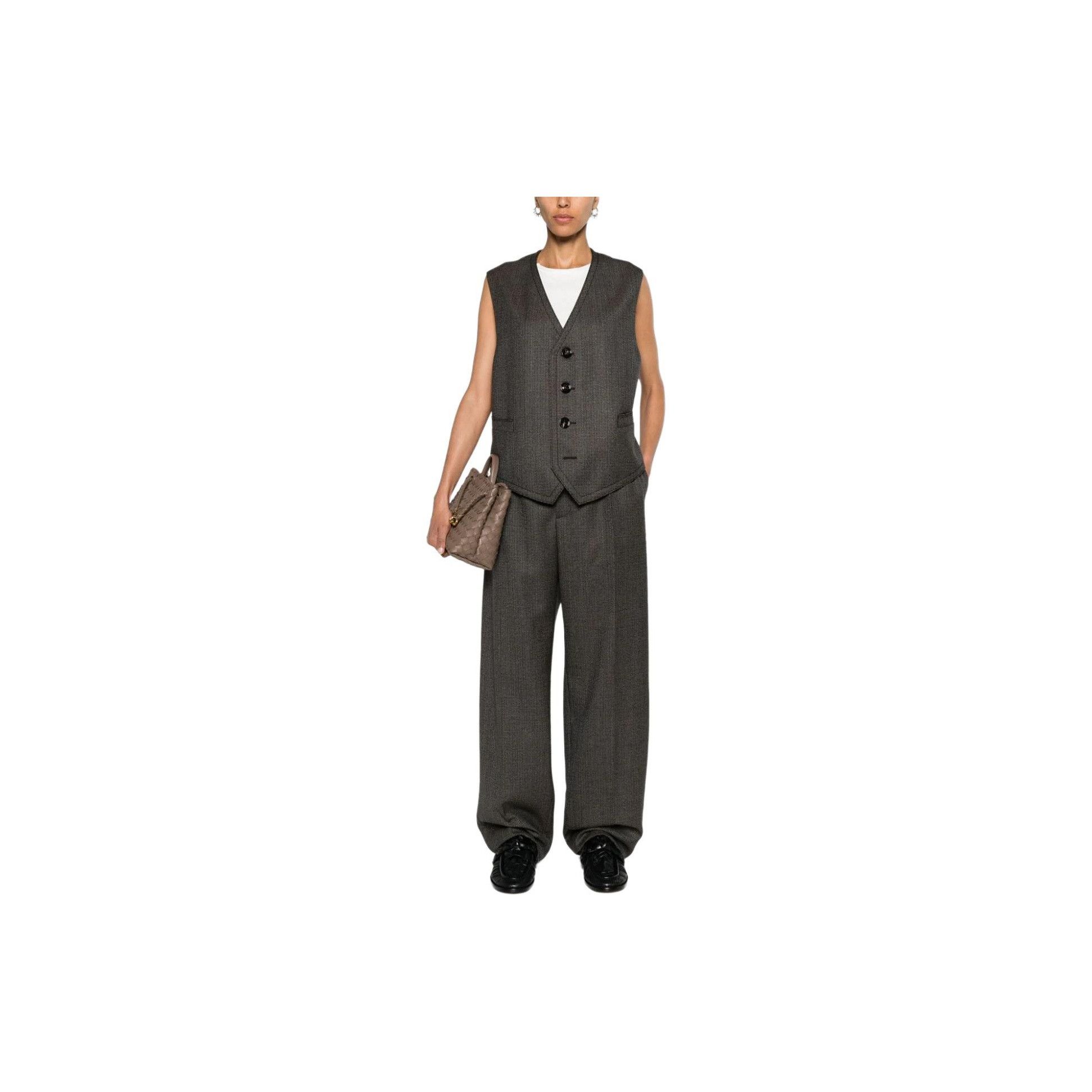 Bottega Veneta Bottega Veneta Wool Check Pants Size 38 Size 26" / US 2 / IT 38 - 6 Thumbnail