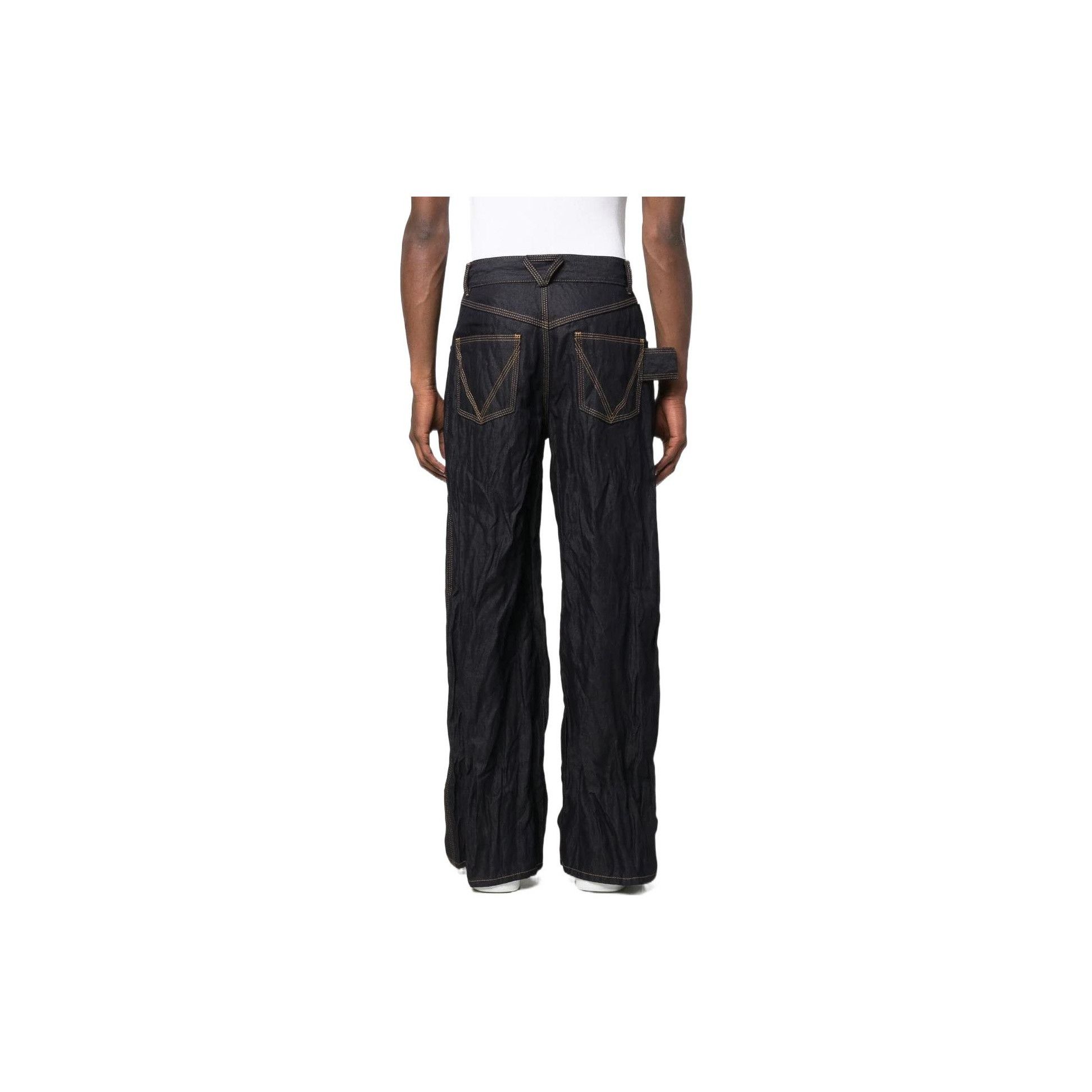 Bottega Veneta Bottega Veneta Crinkled Denim Jeans Size 30 Size US 30 / EU 46 - 7 Thumbnail