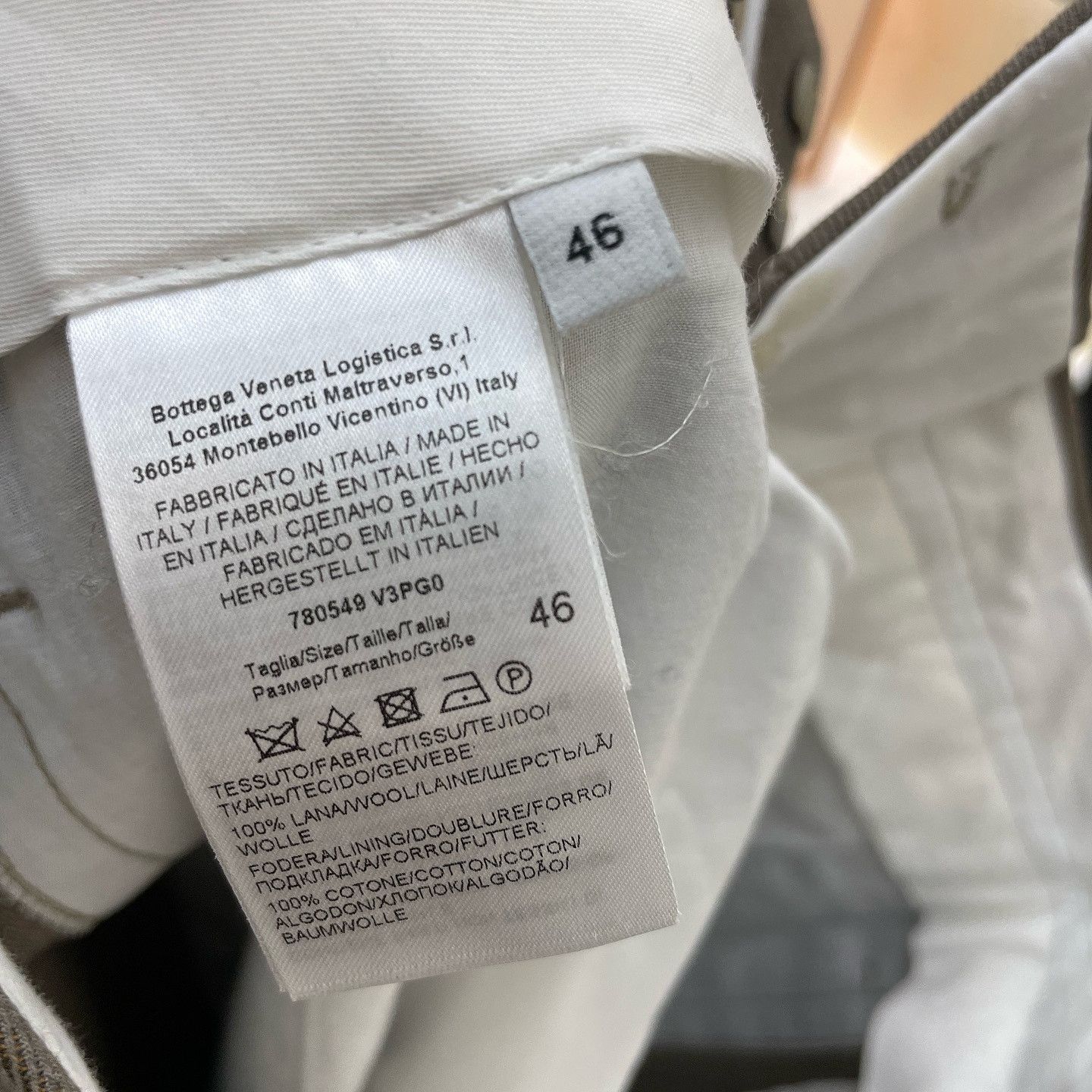 Bottega Veneta Bottega Veneta Wool Casual Pants Size 30 Size US 30 / EU 46 - 4 Thumbnail