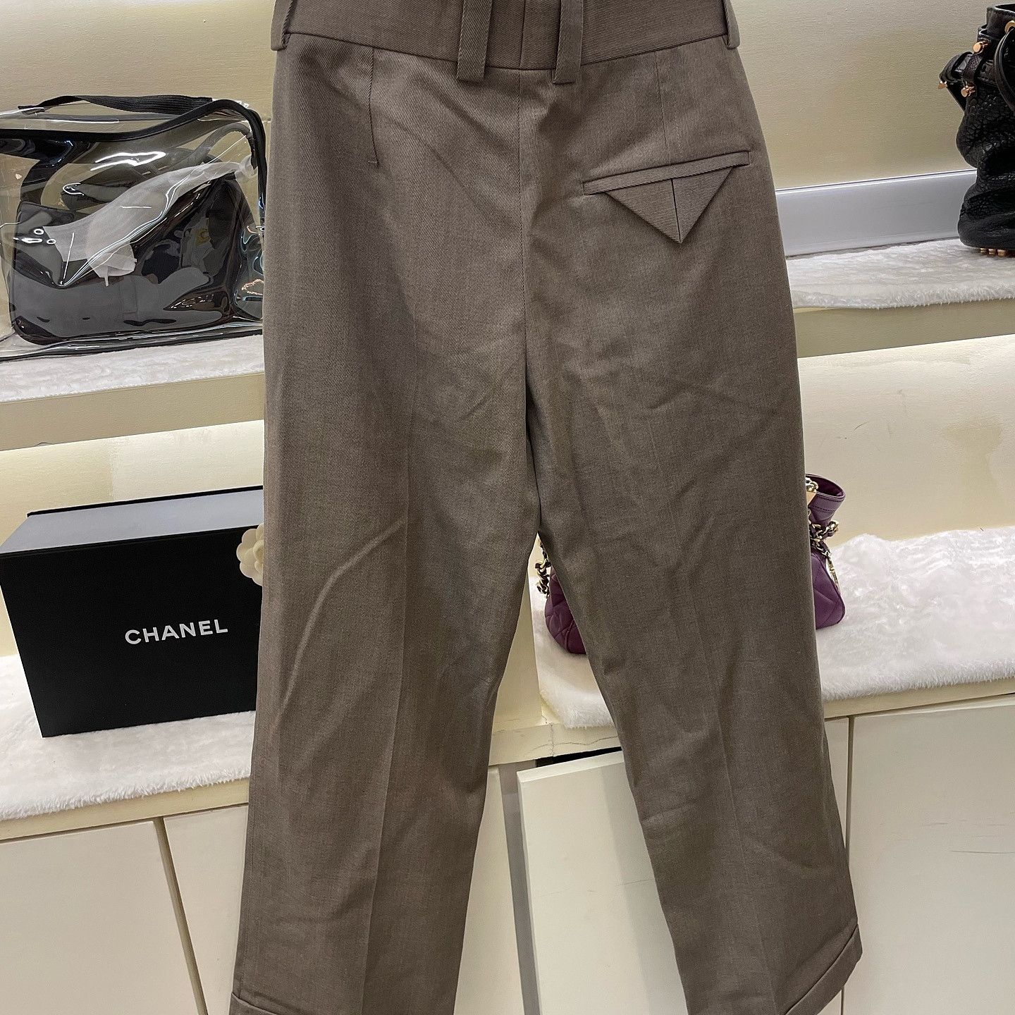 Bottega Veneta Bottega Veneta Wool Casual Pants Size 30 Size US 30 / EU 46 - 2 Thumbnail
