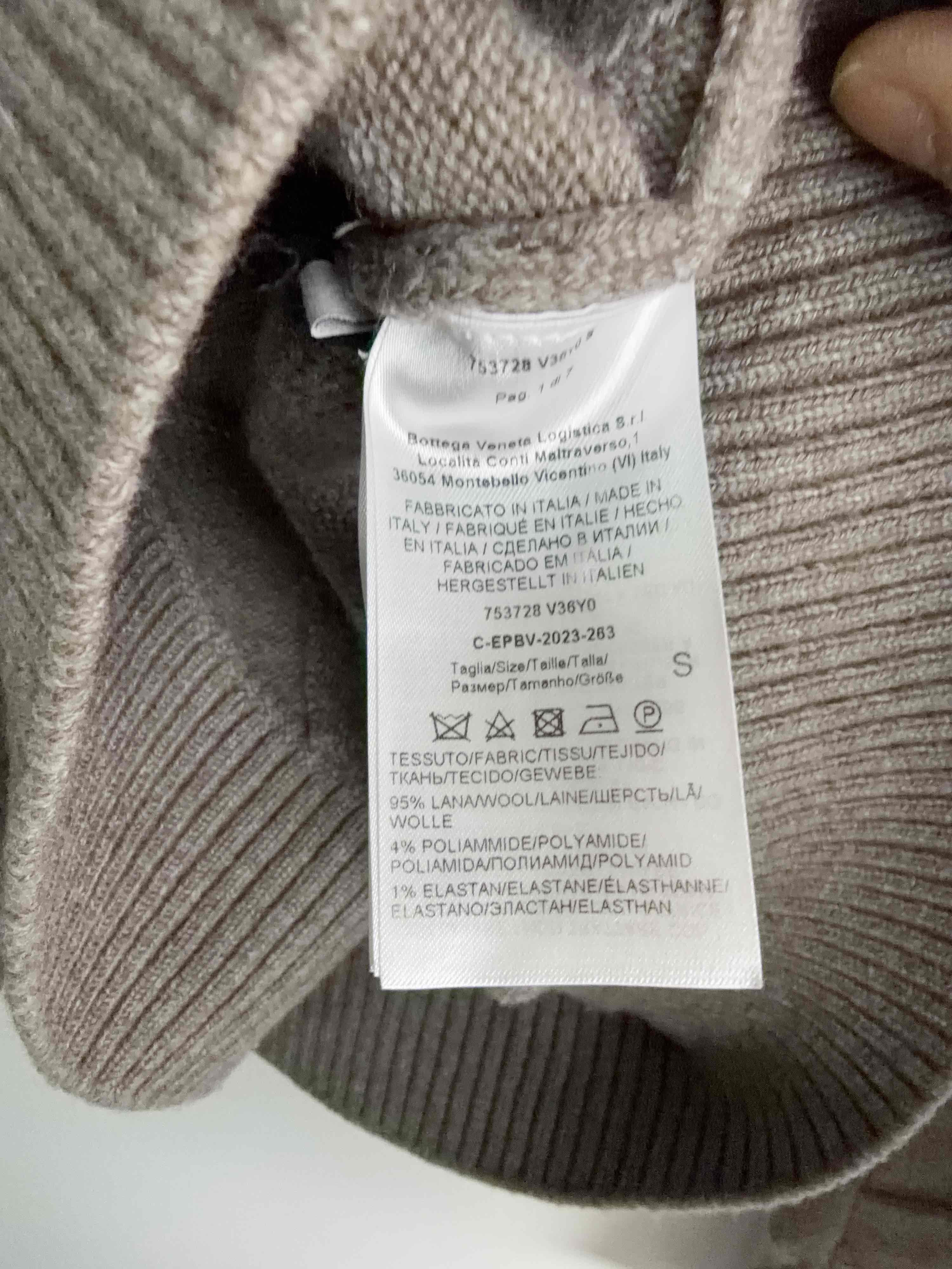 Bottega Veneta Bottega Veneta Diamond Knit Crewneck Sweater Size S Size US S / EU 44-46 / 1 - 4 Thumbnail