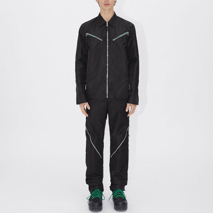 Bottega Veneta Bottega Veneta Zip Detail Nylon Pants Size 50 Size US 34 / EU 50 - 6 Thumbnail