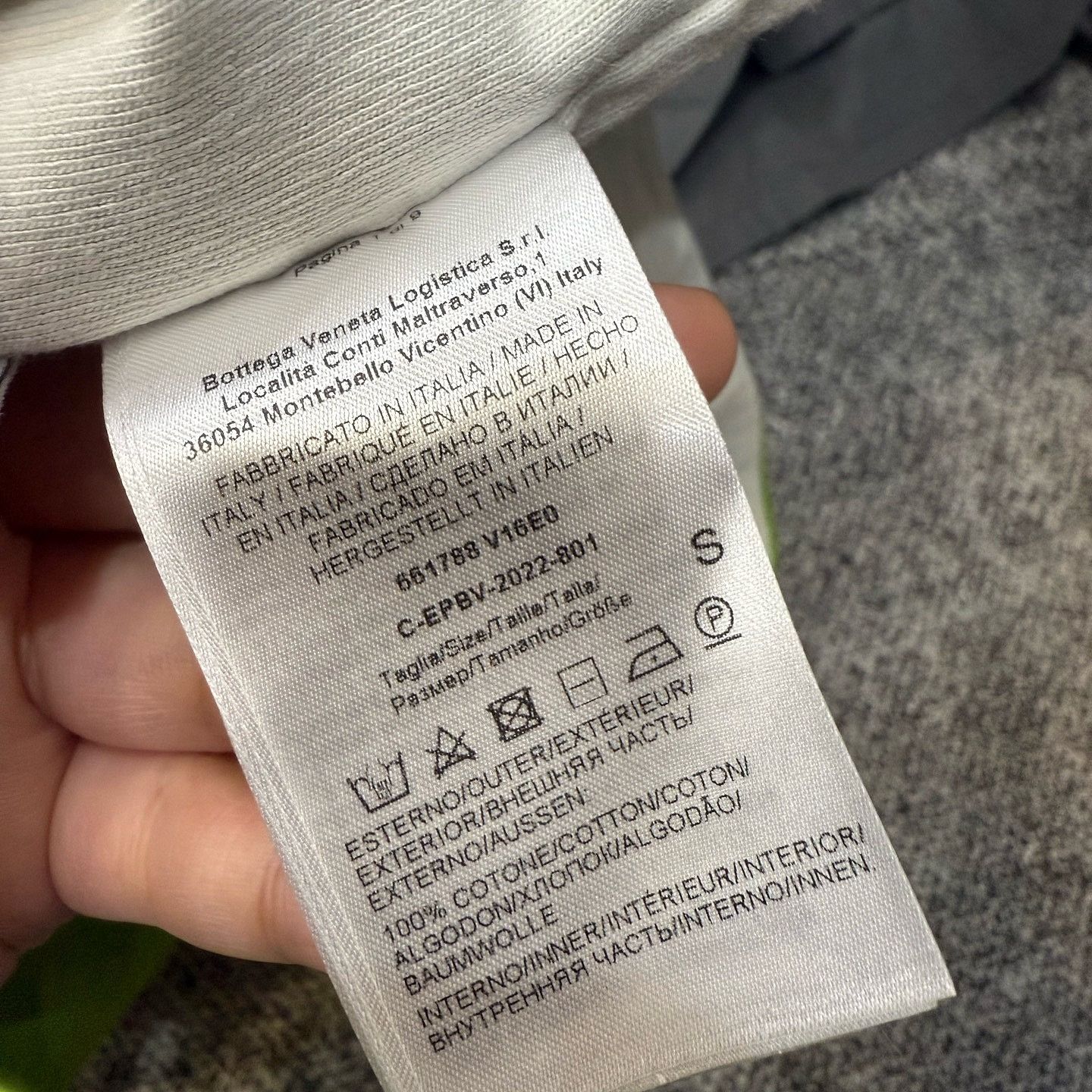 Bottega Veneta Bottega Veneta Layered Cotton T-Shirt Size S Size US S / EU 44-46 / 1 - 5 Thumbnail