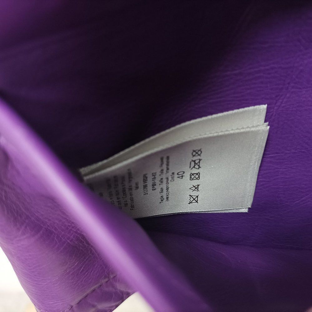 Bottega Veneta Bottega Veneta Purple Intrecciato Leather Jacket Size 40 Size S / US 4 / IT 40 - 11 Thumbnail