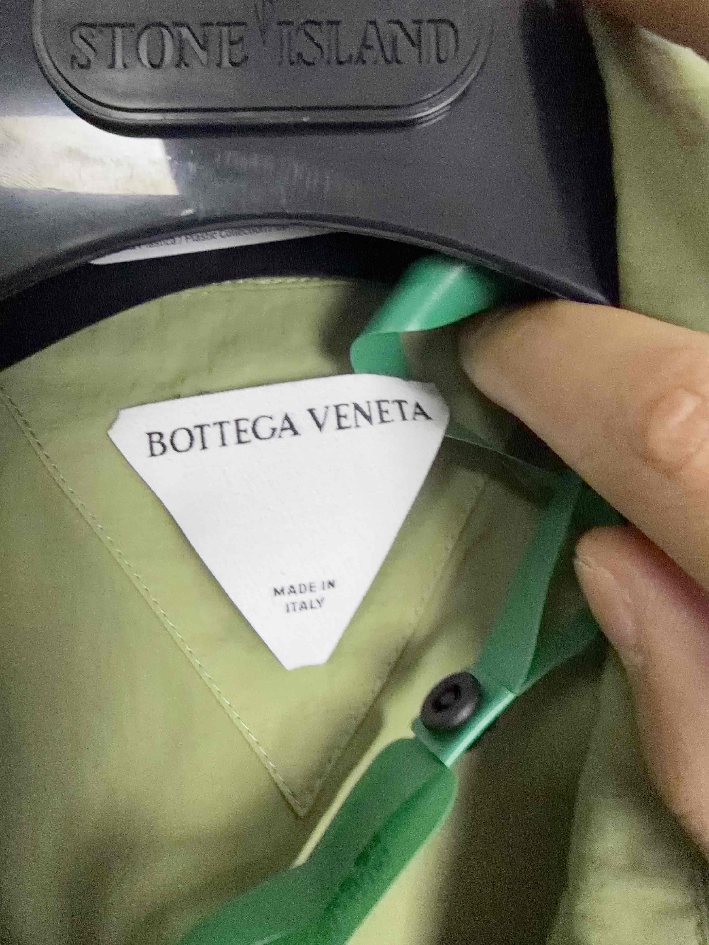 Bottega Veneta Bottega Veneta Green Nylon Light Jacket Size L Size US L / EU 52-54 / 3 - 3 Thumbnail