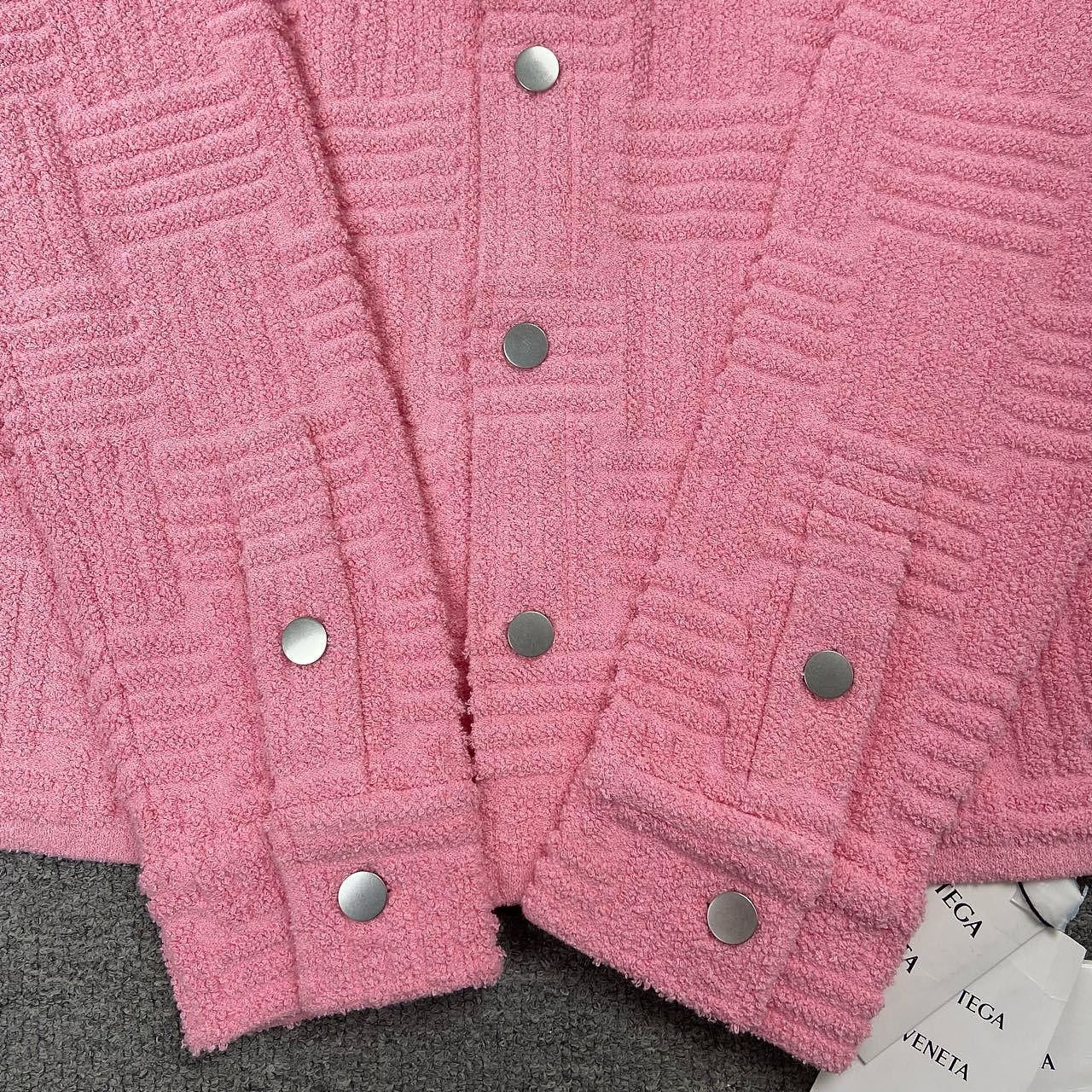 Bottega Veneta Bottega Veneta Pink Terry Cloth Jacket Size XS Size XS / US 0-2 / IT 36-38 - 5 Thumbnail