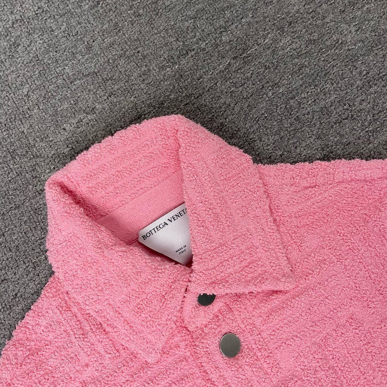 Bottega Veneta Bottega Veneta Pink Terry Cloth Jacket Size XS Size XS / US 0-2 / IT 36-38 - 3 Thumbnail