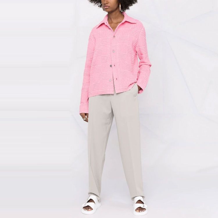 Bottega Veneta Bottega Veneta Pink Terry Cloth Jacket Size XS Size XS / US 0-2 / IT 36-38 - 6 Thumbnail