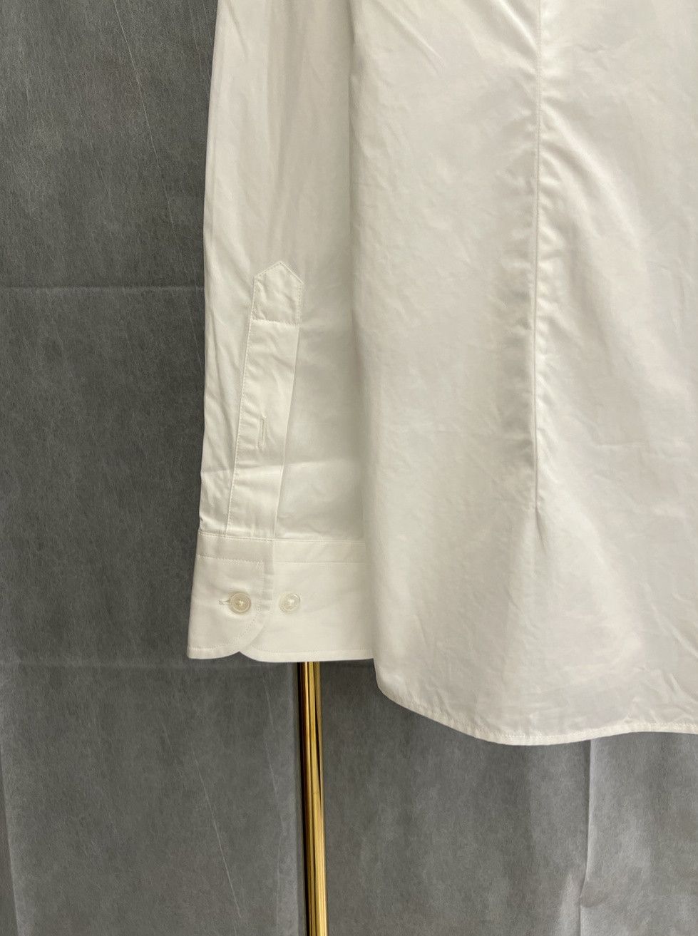 Bottega Veneta Bottega Veneta White Cotton Button Up Shirt Size L Size US XS / EU 42 / 0 - 7 Thumbnail