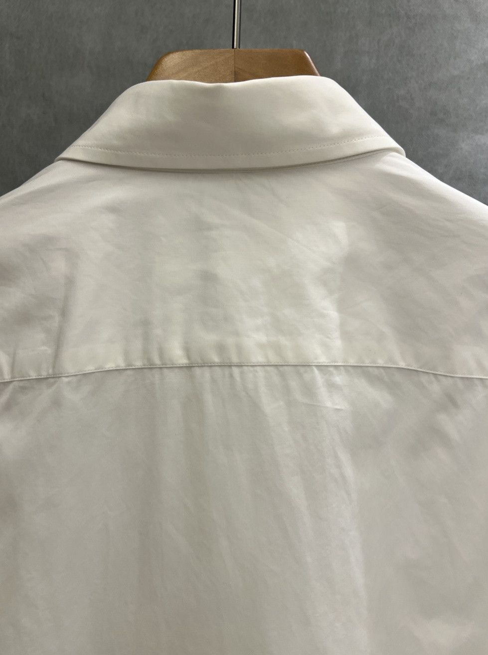Bottega Veneta Bottega Veneta White Cotton Button Up Shirt Size L Size US XS / EU 42 / 0 - 6 Thumbnail
