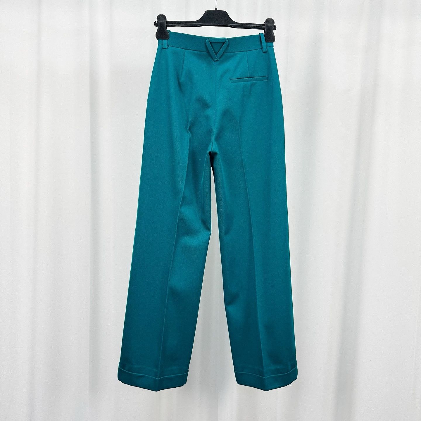 Bottega Veneta Bottega Veneta Green Wool Pants Size 36 Size 25" / US 0 / IT 36 - 2 Thumbnail
