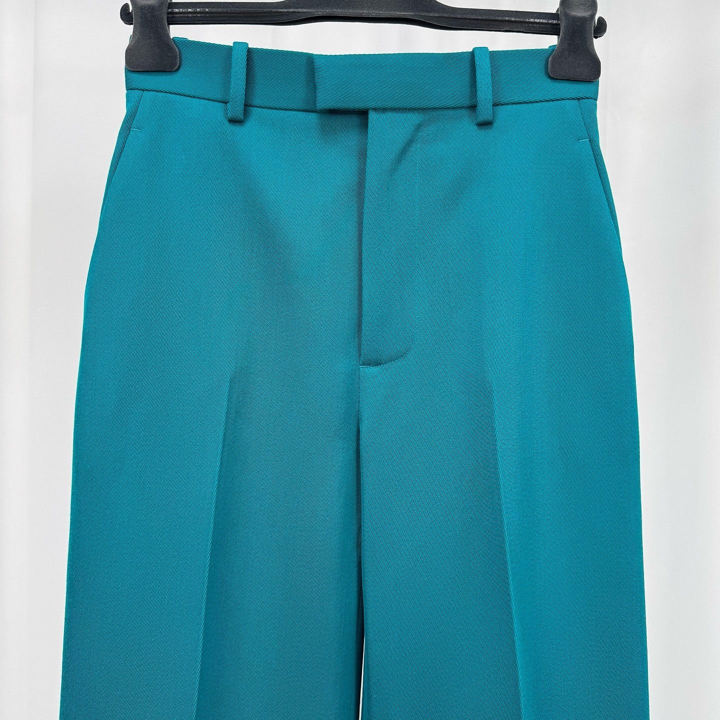 Bottega Veneta Bottega Veneta Green Wool Pants Size 36 Size 25" / US 0 / IT 36 - 6 Thumbnail