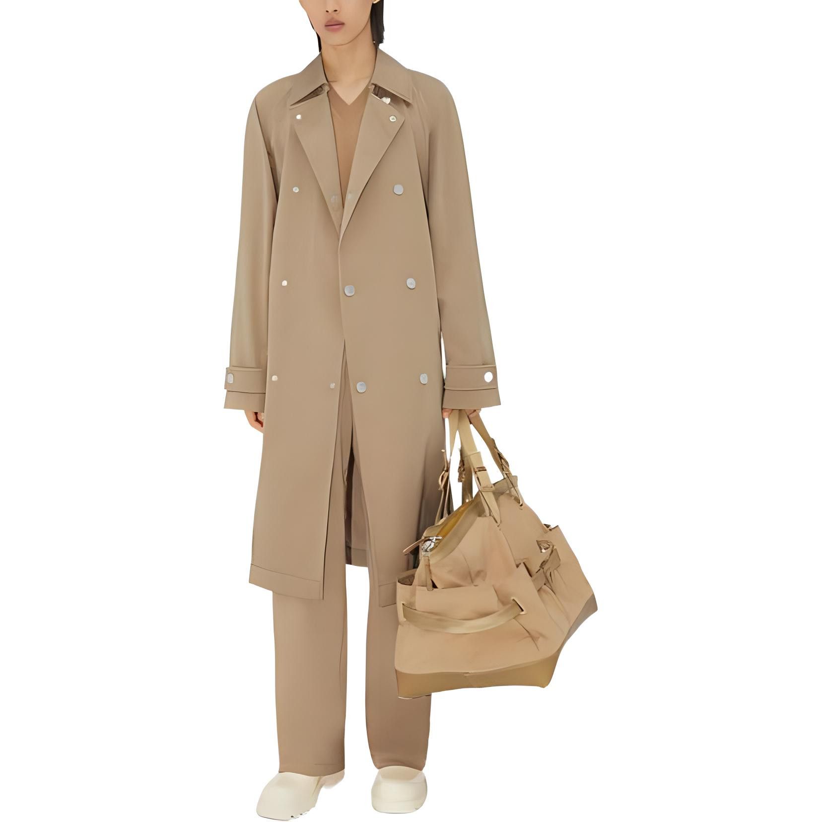 Bottega Veneta Bottega Veneta Beige Trench Coat Size 48 Size US M / EU 48-50 / 2 - 5 Thumbnail