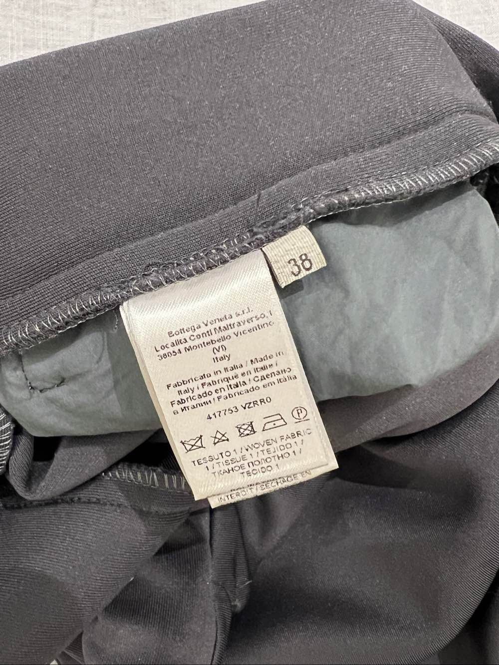 Bottega Veneta Bottega Veneta Solid Black Pants Size 38 Size 26" / US 2 / IT 38 - 4 Thumbnail