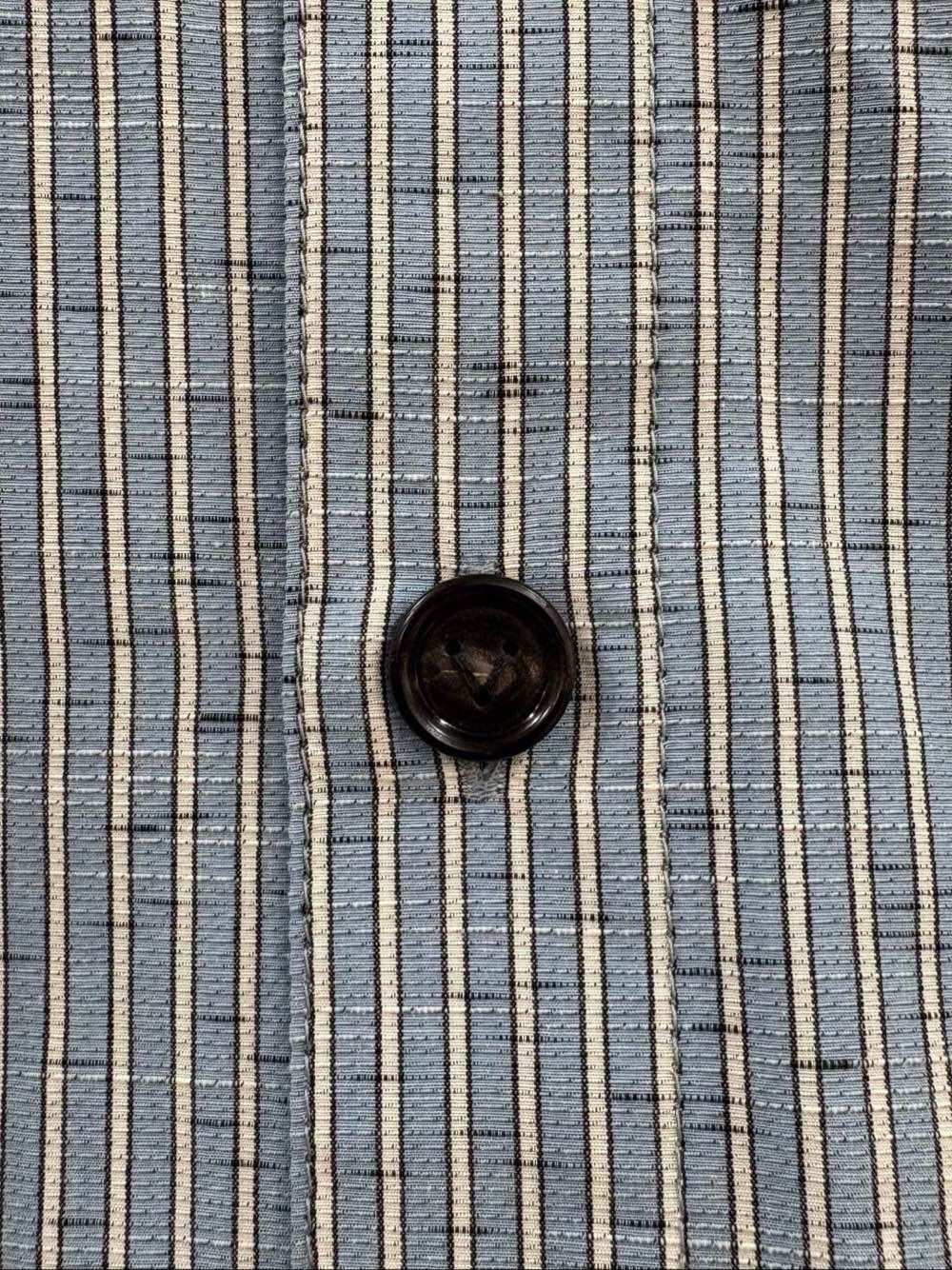 Bottega Veneta Bottega Veneta Striped Short Sleeve Shirt Size L Size US L / EU 52-54 / 3 - 6 Thumbnail