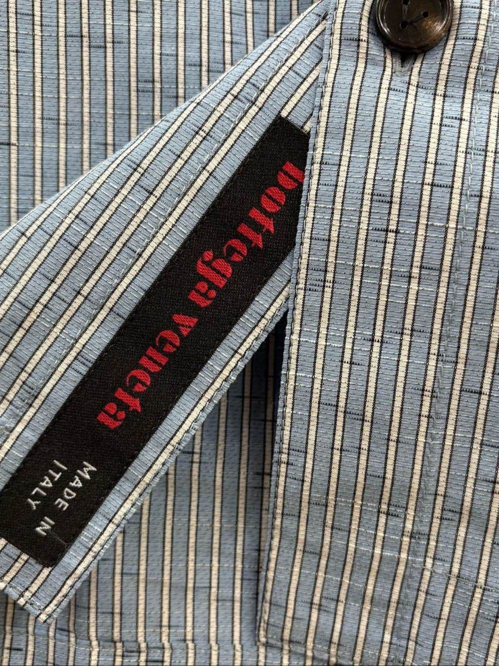 Bottega Veneta Bottega Veneta Striped Short Sleeve Shirt Size L Size US L / EU 52-54 / 3 - 5 Thumbnail