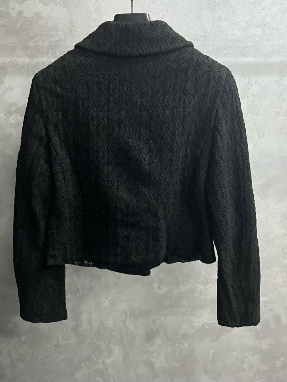 Bottega Veneta Bottega Veneta Black Textured Jacket Size 40 Size S / US 4 / IT 40 - 2 Thumbnail
