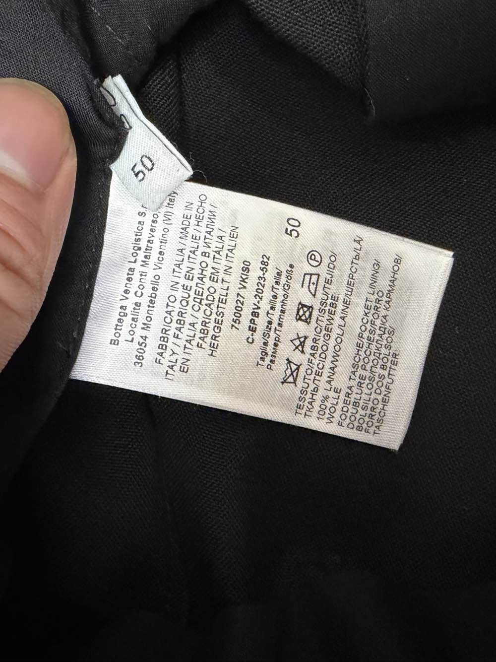 Bottega Veneta Bottega Veneta Black Casual Pants Size 34 Size US 34 / EU 50 - 4 Thumbnail