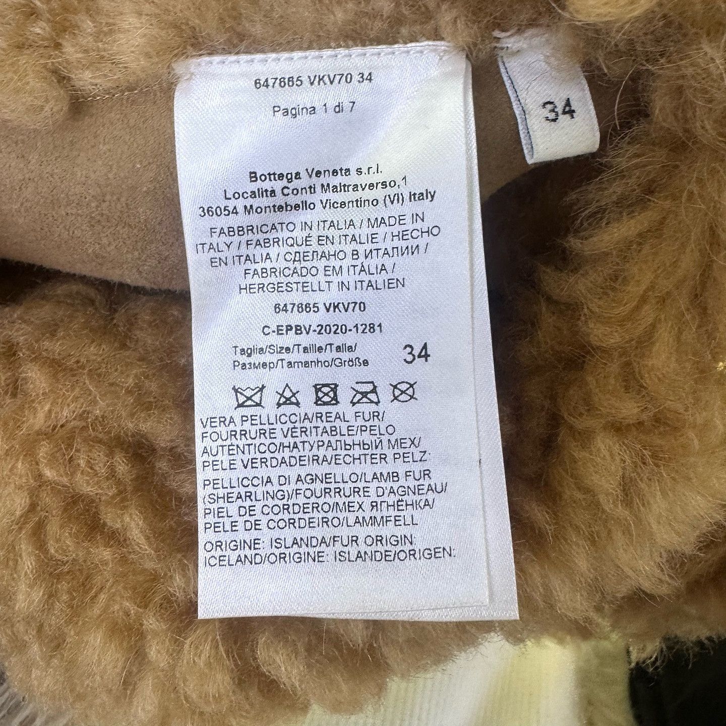 Bottega Veneta Bottega Veneta Lamb Fur Coat Size 34 Size XXS / US 00 / IT 34 - 4 Thumbnail
