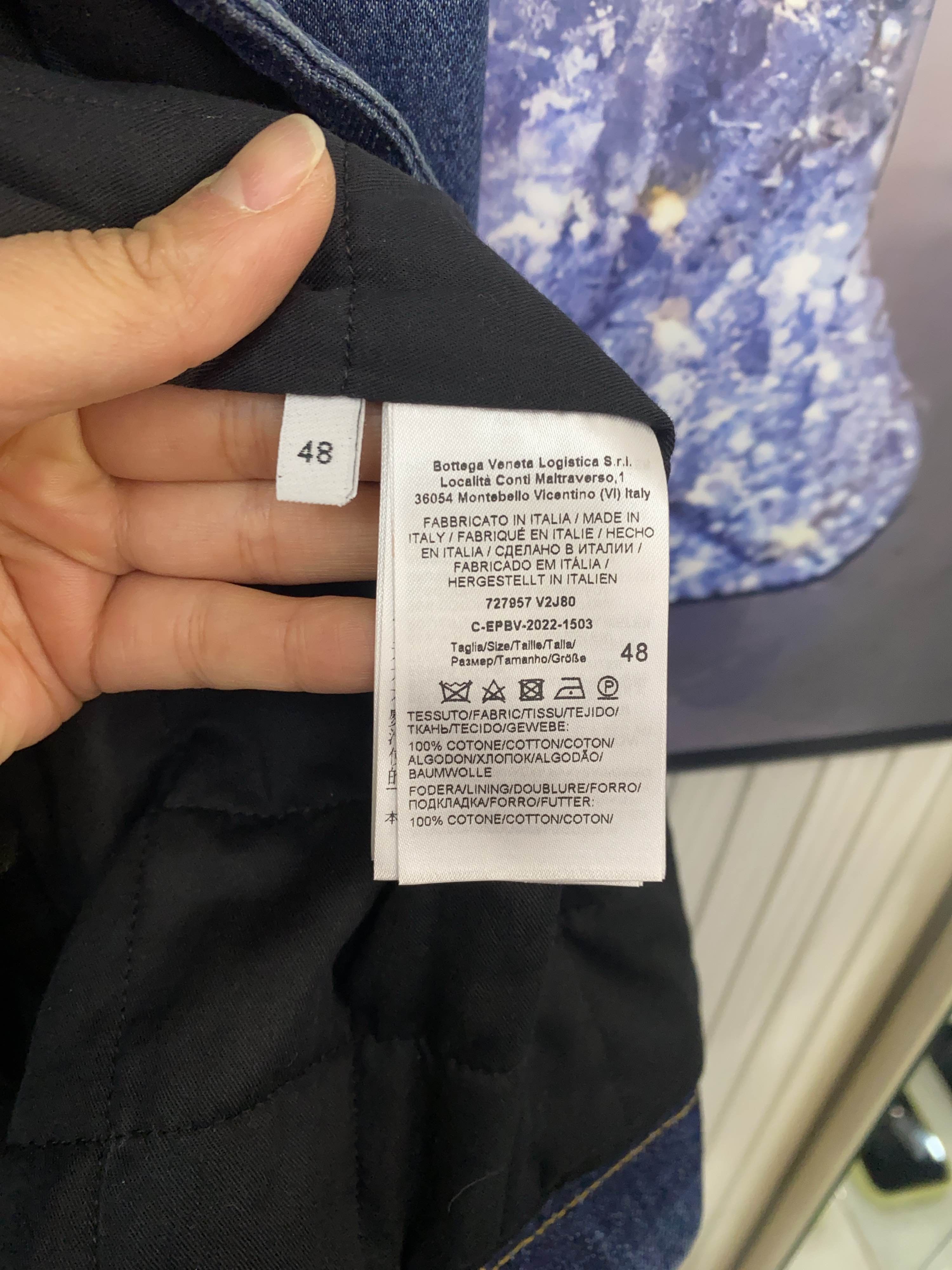 Bottega Veneta Bottega Veneta Washed Denim Jacket Size 48 Size US M / EU 48-50 / 2 - 4 Thumbnail