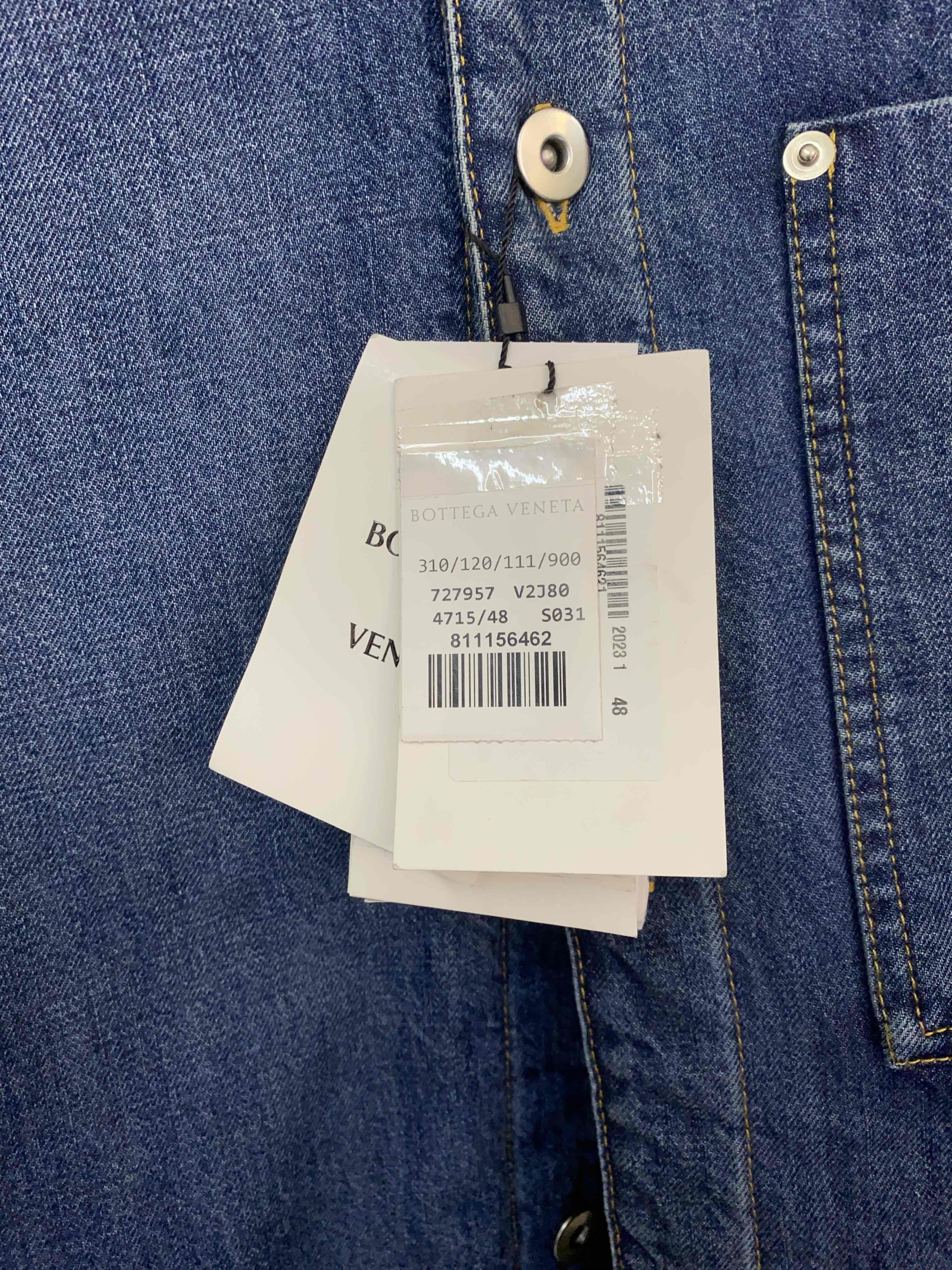 Bottega Veneta Bottega Veneta Washed Denim Jacket Size 48 Size US M / EU 48-50 / 2 - 5 Thumbnail