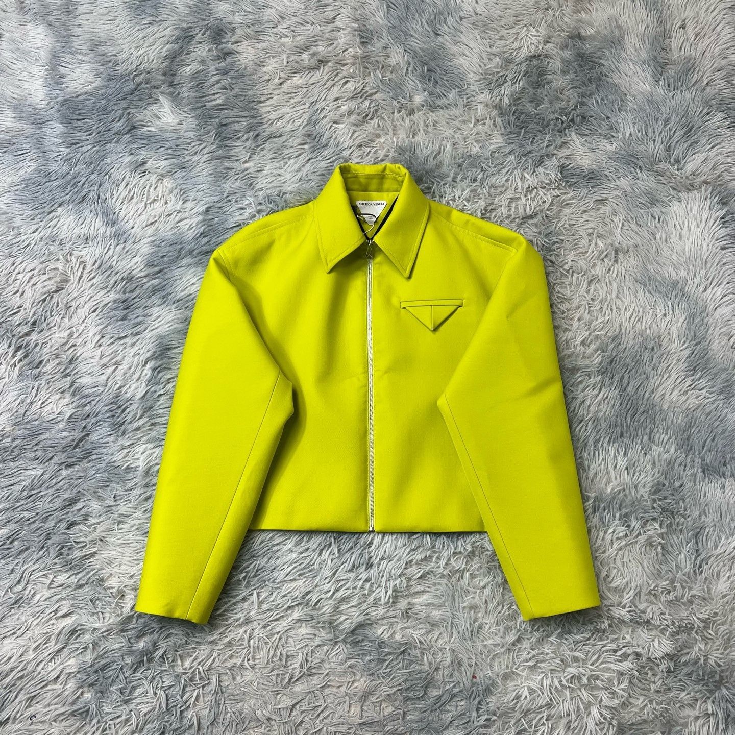 Bottega Veneta Bottega Veneta Lime Zip Jacket Size 44 Size US S / EU 44-46 / 1 - 5 Thumbnail