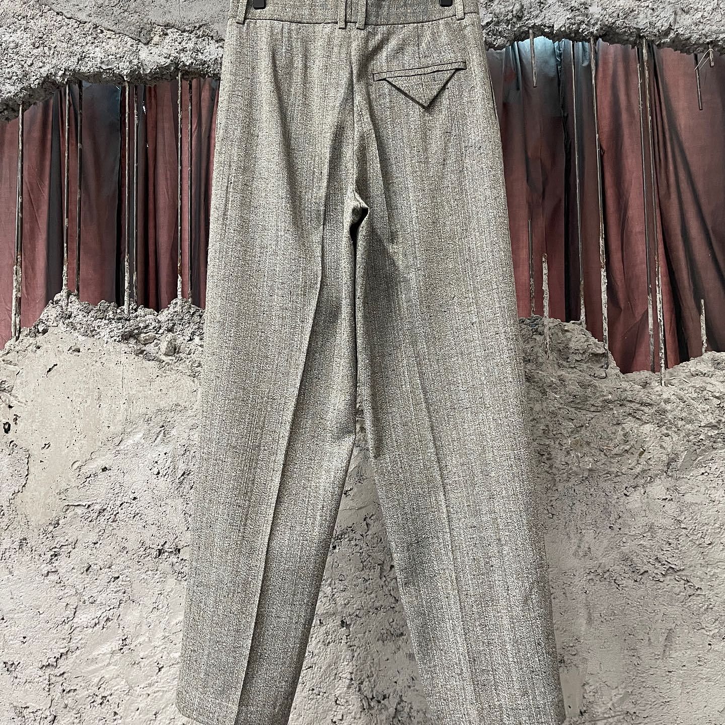 Bottega Veneta Bottega Veneta Herringbone Casual Pants Size 30 Size US 30 / EU 46 - 2 Thumbnail