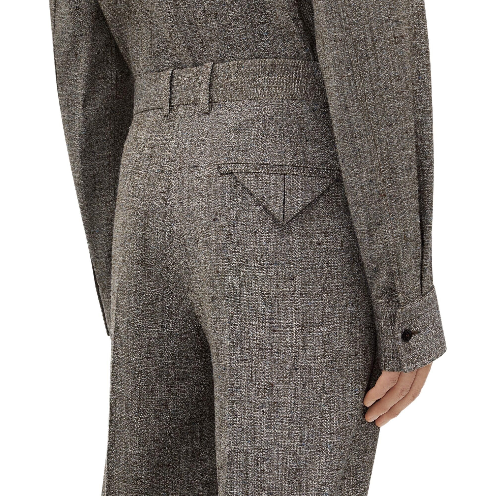 Bottega Veneta Bottega Veneta Herringbone Casual Pants Size 30 Size US 30 / EU 46 - 11 Thumbnail