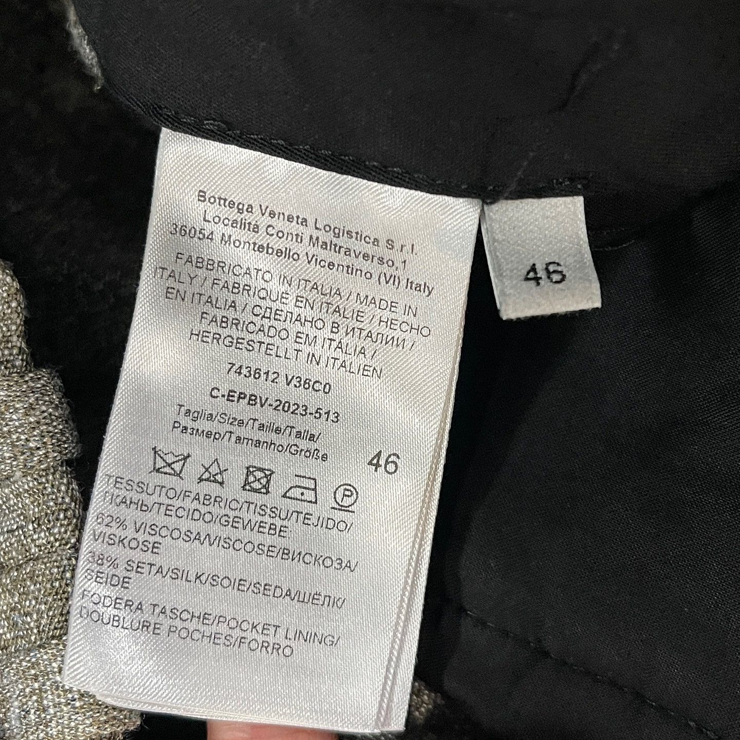Bottega Veneta Bottega Veneta Herringbone Casual Pants Size 30 Size US 30 / EU 46 - 4 Thumbnail