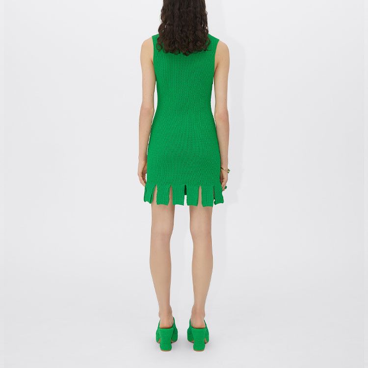 Bottega Veneta Bottega Veneta Green Salon 01 Mini Dress Size M Size M / US 6-8 / IT 42-44 - 6 Thumbnail