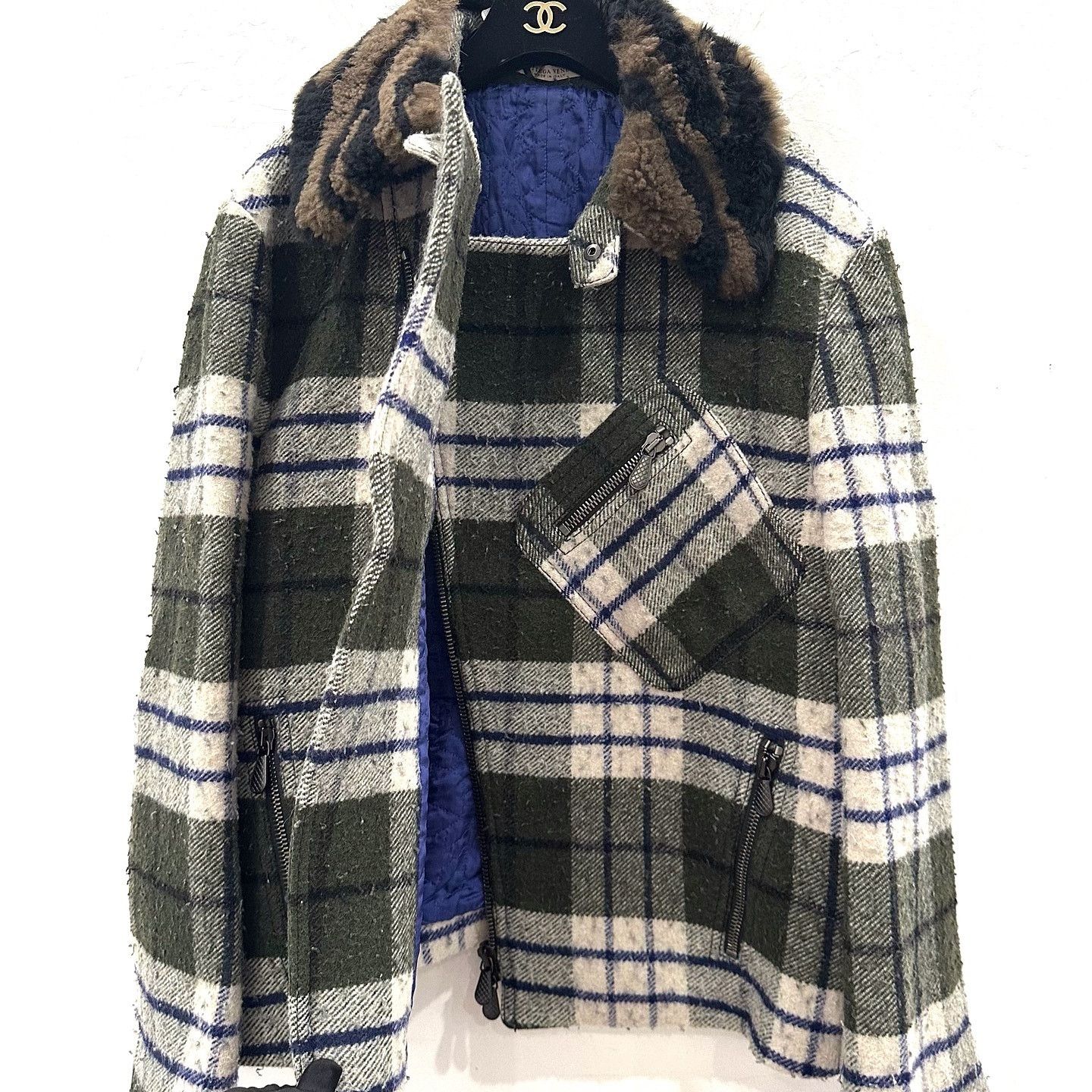 Bottega Veneta Bottega Veneta Plaid Light Jacket Size L Size US L / EU 52-54 / 3 - 9 Thumbnail