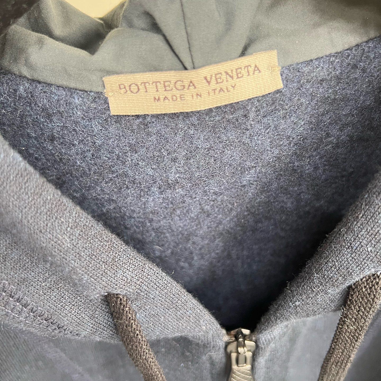 Bottega Veneta Bottega Veneta Intrecciato Zip Hoodie Size L Size US L / EU 52-54 / 3 - 3 Thumbnail